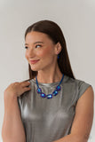 Paparazzi Necklace - Emerald City Couture - Blue Gem Chain