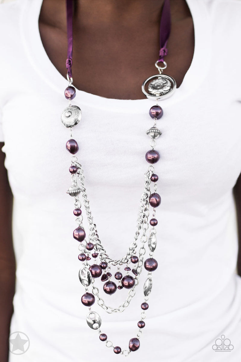 Paparazzi Necklace All The Trimmings Purple Bead – Smitten