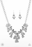 Paparazzi Necklace - The Sands of Time - Silver