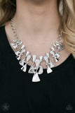Paparazzi Necklace - The Sands of Time - Silver