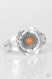 Paparazzi Bracelet - Incredibly Indie - Brown Bead Silver Cuff