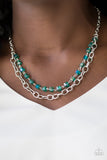 Block Party Princess Green Necklace