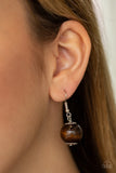 Cancun Cast Away Wooden Bead Earrings