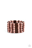 Paparazzi Bracelet - Island Soul - Pink Wood Bead