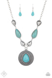 Paparazzi Necklace - Saguaro Soul Trek - Turquoise Stone