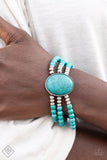Paparazzi Bracelet - Stone Pools - Turquoise Stone Bead