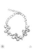 Paparazzi Bracelet - Old Hollywood - White Rhinestone