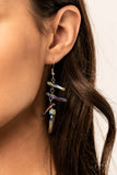 Paparazzi Accessories - Charismatic Zi Necklace - Oil Spill Iridescent