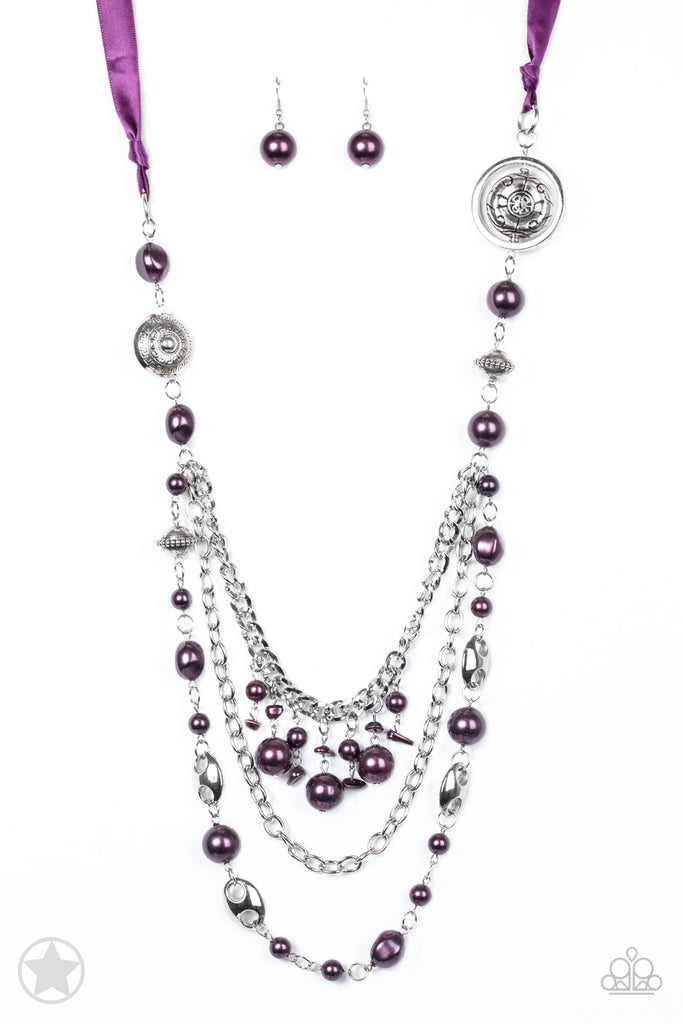 Paparazzi Necklace ~ Colorfully Clustered - Purple – Paparazzi Jewelry |  Online Store | DebsJewelryShop.com