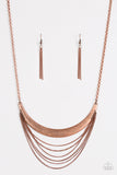 Paparazzi Necklace - Way Wayfarer - Copper Chain