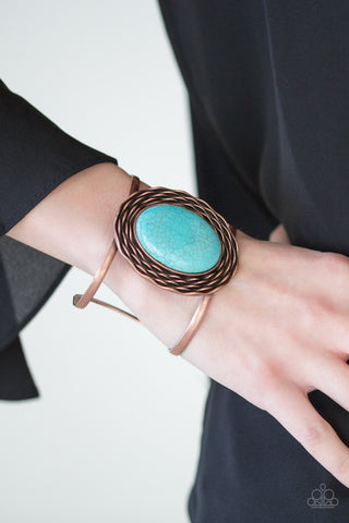 Paparazzi Bracelet - One For The RODEO - Copper Cuff