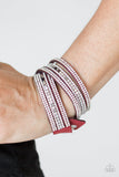 Rock Star Attitude Red Bracelet