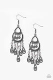 Eastern Excursion Silver Ornate Earrings