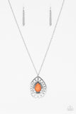 Summer Sunbeam Orange Necklace/Earring Set
