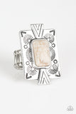 Paparazzi Ring - So Smithsonian - White Stone