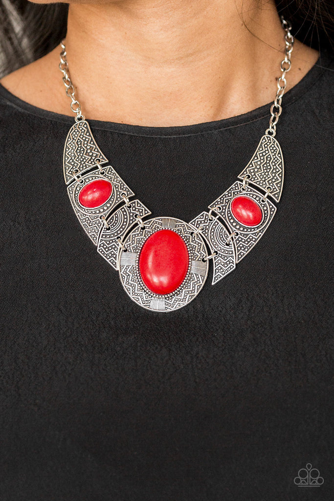 SELFIE-Worth - Red Necklace - Paparazzi Accessories – Bedazzle Me Pretty  Mobile Fashion Boutique