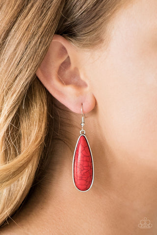 Santa Fe Skies Red Earrings