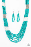 Let It BEAD Turquoise Layered Necklace