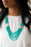 Let It BEAD Turquoise Layered Necklace