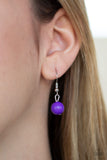 Sundae Shoppe Purple Bead Necklace
