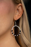 Glowing Grandeur Rhinestone Bead Earrings