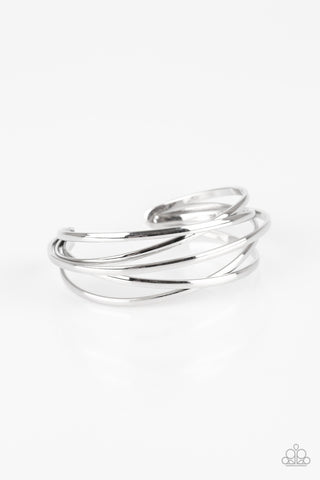 Paparazzi Bracelet - Modest Goddess - Silver Cuff