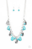 Terra Tranquility Turquoise Teardrop Necklace