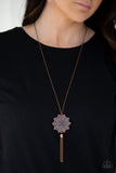 From Sunup To Sundown Copper Pendant Necklace