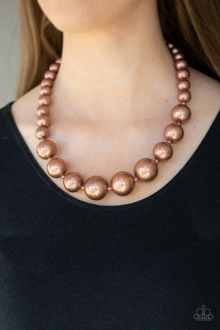 Living Up To Reputation Copper Bead Necklace