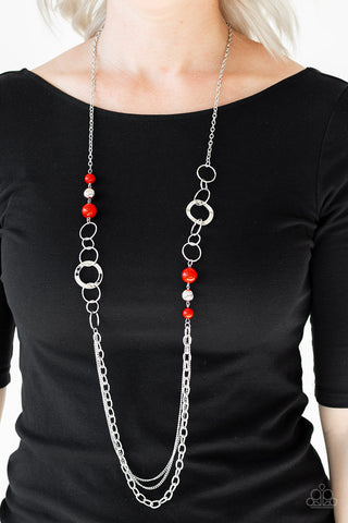 Modern Motley Silver Chain Necklace