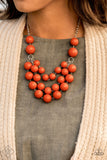 Paparazzi Jewelry - Glimpses of Malibu Fashion Fix Set - Orange Bead