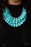 Paparazzi Necklace - The Amy Zi Necklace - Turquoise Stone