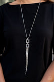 Times Square Stunner Silver Necklace 
