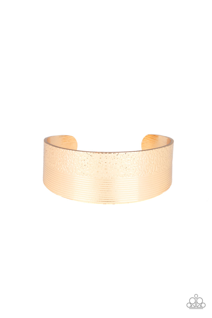 Hammered Gold Chunky Cuff- Order Wholesale