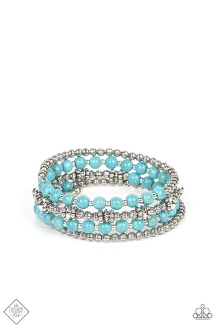 Paparazzi Bracelet - Road Trip Remix - Turquoise Stone