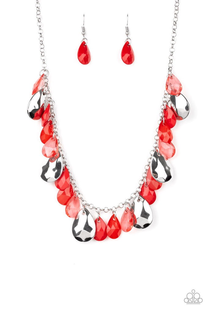 Raise Your Glass Red Necklace - Paparazzi Accessories – Bella Fashion  Accessories LLC