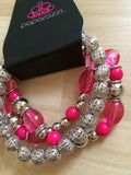 Malibu Marina Pink Bead Bracelet