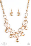 Paparazzi Necklace - Show-Stopping Shimmer - Gold Chain