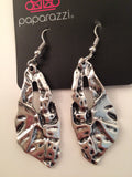 Paparazzi Accessories Cave Cavalier Silver Earrings