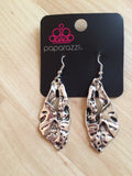 Paparazzi Accessories Cave Cavalier Silver Earrings